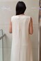 Imported Crepe Sleeveless Underwear Dress - 4
