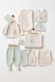 Baby 100% Cotton Magician Rabbit 10-Piece Newborn Hospital Release Zibin Set Boxed