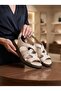 Mns 154 Beige Genuine Soft Leather Women's Sandals - 2