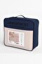 Loria Plush Double Bedspread 220X240Cm Honeycomb Pattern Fiber Filled Soft - Powder - 3