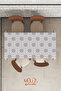 Complex Circle Islamic Patterned Suede Fabric Carefree Tablecloth Square and Rectangular - 4