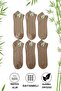 جوارب قصيرة بدون خياطة للجنسين من Bamboo Booties، عبوة من 6 قطع - 2