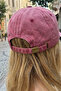 Distressed Effect Embossed Emblem Street Fashion Unisex Hat - 3