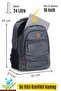 Unisex Daily School Travel Backpack Gk19 Gray - 8