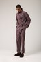 Wide Leg Textured Trousers - 6
