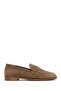Women's Mink Buckle Suede Leather Masculine Loafer 26Pfd230110