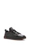Men's Black Lace-Up Genuine Leather Sneaker, Winter Sports Shoes 25Wfd693418 - 6
