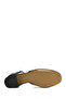 Women's Black Ankle Buckle Short Thick Heeled Patent Leather Shoes 26Pfd140316 - 5