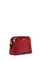 Women's Burgundy Printed Crossbody Bag 26Pbd2804Kr - 6