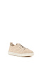 Women's Beige Lace-Up Suede Leather Comfort Shoes 26Pfd500210 - 7