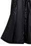 Betina Women's Black Shirt Collar Leather Top Coat 25Wgd5615U4 - 6