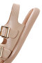 Women's Beige Double Buckle Sandals 25Sfe480518 - 7