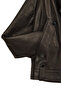 سترة تورينو النسائية السوداء Biker Oversize جلد 26SGD56558S - 6