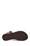 Women's Brown Buckle Leather Bodrum Sandals 26Sfd331718 - 5