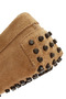 Women's Camel Tassel Shoes, Suede Leather Loafer 26Pfd290510 - 8