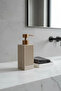 Acar Striped Stone Look Liquid Soap Dispenser |   Decorative Bathroom and Kitchen Soap Dispenser 20X7 - 3