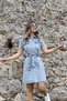 Short Sleeve Denim Dress