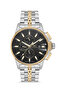 Silver/Yellow Steel Band Men's Wrist Watch Fm40135A-D2
