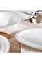 Imperial Lattice 47-piece Fine Bone China Dinner Set -white - 6