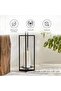 Sana Metal Lantern 24x24x61cm - Black - 5