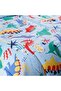 Giantik 3-piece Comforter Set With Cushion 160x220cm Blue - 3