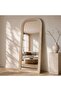 Broadway Wooden Floor Mirror 80x180cm - Beige - 2