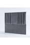 POLINA QUEEN BED VELVET GREY 160X200 CM - 4