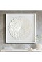Placuna Seashell Handmade Shadow Box 90x90cm - White