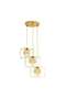 Evoluxe 3-lights E-14 Pendant Lamp 30x120cm - Gold - 4