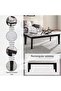 Ankara Coffee Table Marble - White & Black - 7