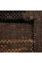 Frenzo Hand Woven Jute With Cotton Dhurrie 60x90cm - Black - 3