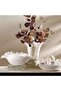 Rana Ceramic Handmade Petal Decor Platter 50.5x50.5x8.5cm - White - 3