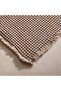 Pearly Waffle Fringe Bathmat 60x120cm - Beige - 2