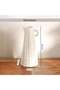 Yua Stoneware Linear Vase 14.5x14x30.5cm - White - 5