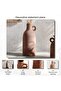 Hiba Stoneware Vase With Handle 10x10x24cm - Terracotta - 6