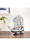Scylla Wooden Boat Decor 23.5x5.5x22cm - White