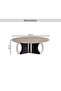 Walton Coffee Table Marble - Silver Black - 6