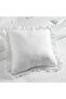 Rowan 4-piece Textured King Comforter Set 240x260cm - White - 4