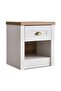 Almada Nightstand With 1 Drawer And Storage - White - 8