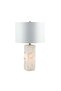 Maxus E27-e14 Alabaster Table Lamp With Night Light 35.5x67cm - Natural - 4