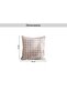Designora Geometric Jacquard Filled Cushion With Feather Insert 50x50 Cm-beige - 6