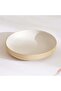 Sienna Spiral Stoneware Salad Bowl Dia22cm --white & Light Brown - 4