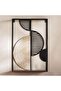 Merva Metal Wall Decor With Shelf 34.9x11.4x54.6cm - Black - 5