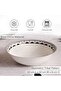 Mirage New Bone China Salad Bowl Dia22x8cm -black & White - 6