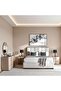 Amelia Dresser With Mirror White Grey - 3
