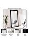 Athens Wooden Beaded Floor Mirror 91.5x5x183cm- Black - 5
