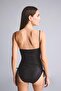 Regular Fit Floral Black Swimsuit G3769Ax26Sm - 4