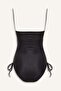 Regular Fit Floral Black Swimsuit G3769Ax26Sm - 6
