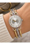 Gold-Silver Transparent Case Women's Wristwatch + Watch Box - 3