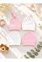 100% Cotton Newborn Baby Hat Beanie Set of 4